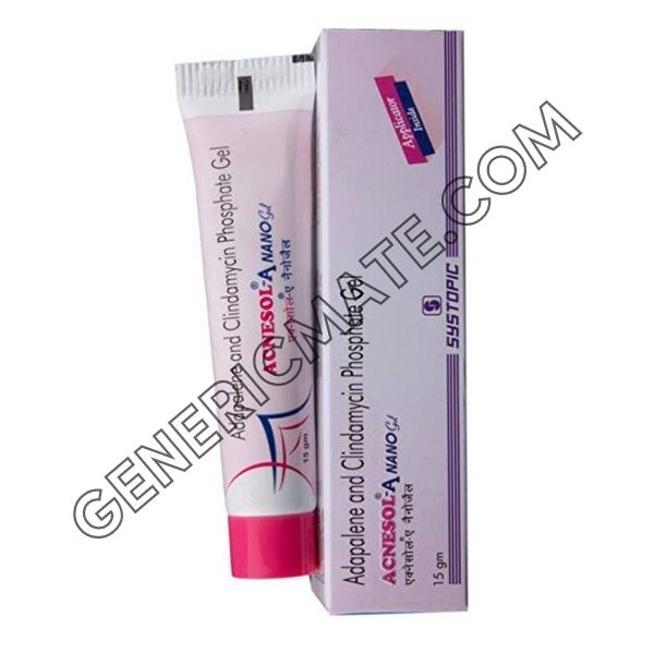 Acnesol A Nano Gel 15gm (Adapalene 0.1% / Clindamycin 1%) Acnesol A Nano Gel 15gm (Adapalene 0.1% / Clindamycin 1%)