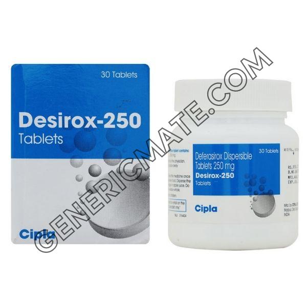 Desirox 250mg (Deferasirox) Desirox 250mg (Deferasirox)