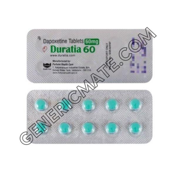 Duratia 60mg (Dapoxetine) Duratia 60mg