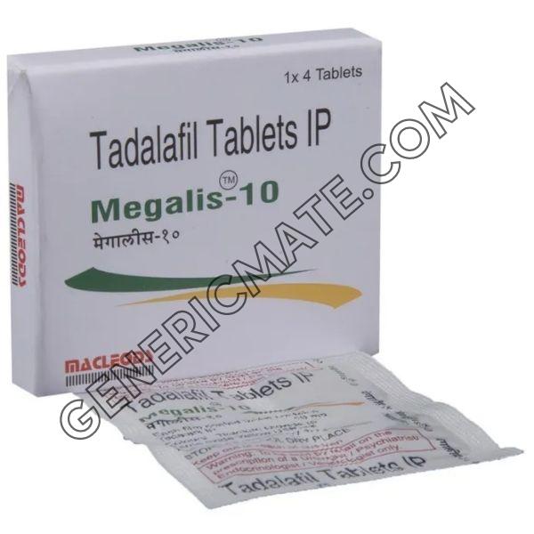 Megalis 10mg (Tadalafil) Megalis 10mg