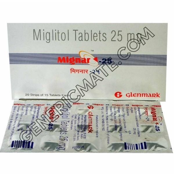 Mignar 25 mg (Miglitol) Mignar 25 mg