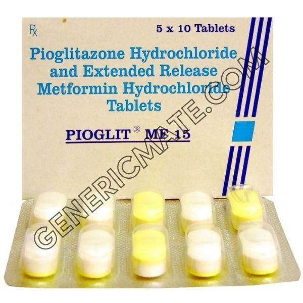 Pioglit MF 15 (Pioglitazone/Metformin)