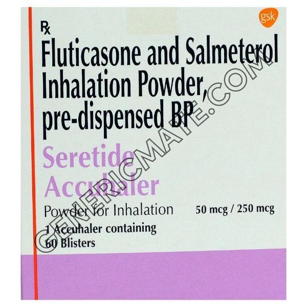 Seretide 50mcg/500mcg Accuhaler (Salmeterol/Fluticasone) Seretide 50mcg/500mcg