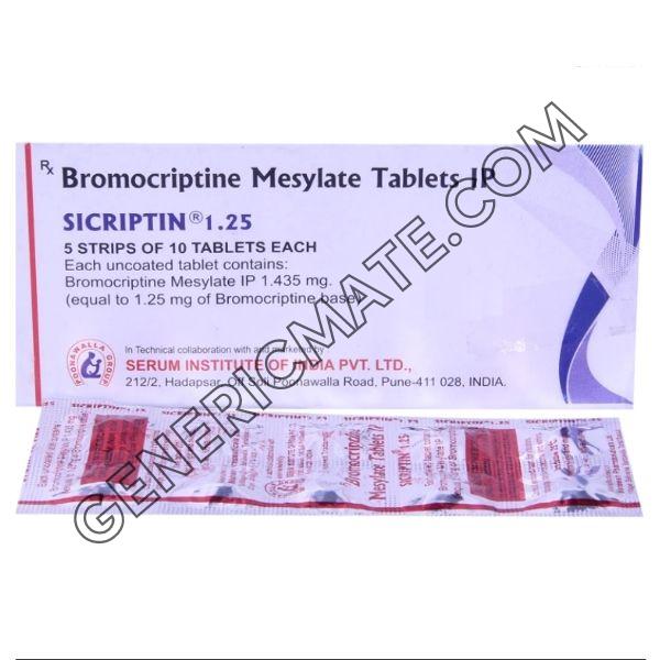 Sicriptin 1.25 mg Sicriptin 1.25 mg