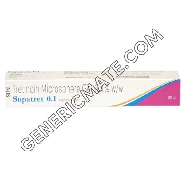Supatret 0.1% Gel (Tretinoin) Supatret 0.01mg