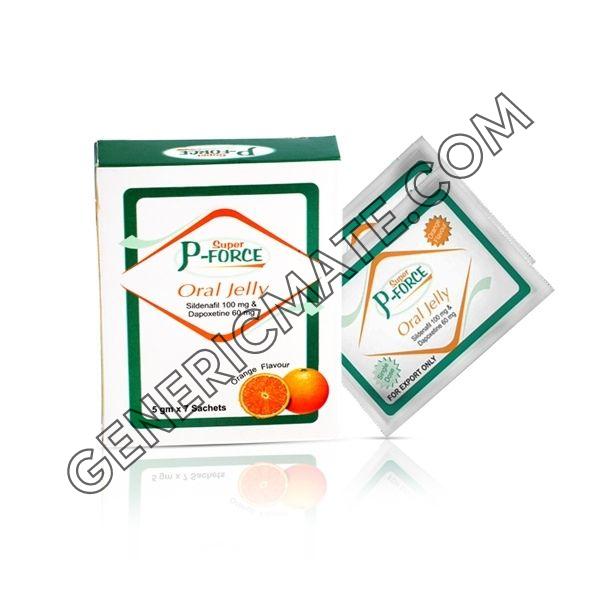 Super P Force Oral Jelly (Sildenafil/Dapoxetine) Super P Force Oral Jelly