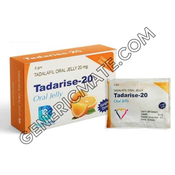 Tadarise Oral Jelly 20mg (Tadalafil) Tadarise Oral Jelly 20mg